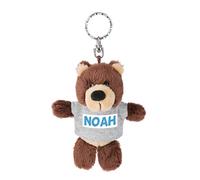 Nici 44691 Noah - Llavero con Camiseta (10 cm), diseño de Oso, Color marrón