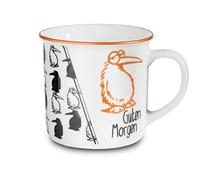 NICI 45027 - Taza de porcelana (400 ml), diseño con texto en alemán Guten