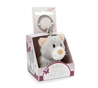 NICI 48128 - Llavero con diseño de gato (6 cm, en caja de regalo), color gris