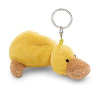 NICI 62397 - Llavero Pata Emma 10 cm, Amarillo, Fiel compañera de Peluche para Mochila o Bolso, Soporte para Llaves para Grandes y pequeños