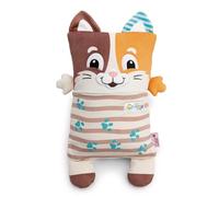 NICI 62681 - Peluche Gato con función Reversible, 30 x 20 cm, marrón, Animal de Peluche Suave, Adorable para abrazar y Jugar, para niños y Adultos, Idea de Regalo