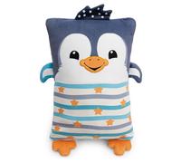 NICI 62683 - Peluche pingüino con función Reversible, 30 x 20 cm, Gris, Animal Suave, Adorable para abrazar y Jugar, para niños y Adultos, Idea de Regalo