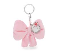 NICI 62771 - Llavero con Peluche Lazo con Figura de Molang de Metal 8 cm, Rosa, Fiel acompañante de Peluche para Mochila o Bolso, Llavero para Todas Las Edades