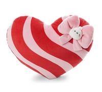 NICI 62789 - Cojín Molang en Forma de corazón, 32 x 26 cm, Rosa, cojín de Peluche Suave para niños y Adultos, cojín de Peluche Ideal para casa, guardería o para Llevar de Viaje