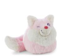 NICI 62834 - Peluche Zorro de 10 cm, Rosa, Animal Suave, tierno para abrazar y Jugar, para niños y Adultos, para Regalar