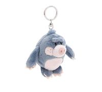 NICI 62880 - Llavero Topo Berti Bermuda, 8 cm, Gris, Fiel compañero de Peluche para Mochila o Bolso, Soporte para Llaves para Grandes y pequeños