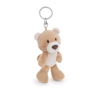 NICI 62940 - Llavero Oso Finni 10 cm, Caramelo,Fiel compañero de Peluche para Mochila o Bolso, Llavero para Grandes y pequeños