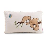 NICI 62974 - Cojín Oso Finni, 43 x 25 cm, Color Caramelo, cojín-Peluche Suave para niños y Adultos, cojín de Peluche Ideal para casa, guardería o para Llevar de Viaje