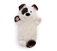 NICI 63078 - Peluche Perro de 40 x 20 cm, Blanco, Animal Suave, tierno para abrazar y Jugar, para niños y Adultos, para Regalar