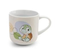 NICI 63080 - Taza con Tortuga, 350 ml, 9 x 9,5 cm, Blanco, Taza de Porcelana, diseño Cuidado, Accesorio Adorable para Cocina, Oficina y casa, Dulce Regalo para Personas queridas