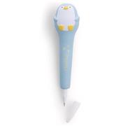 NICI 63191 - Bolígrafo antiestrés pingüino Waddle, 16 cm, Azul, Adorable y Suave Squishy con Forma de Animal, Ideal para aliviar el estrés, Regalo para Fans de los Gatos y del Estilo Kawaii