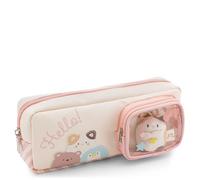 NICI 63195 - Estuche mymochi, 23 x 6 x 9 cm con Peluche minigata mymochi Angy de 5 cm, Beige, Dulce Set para coleccionar y Regalar, Fans de los Gatos y del Estilo Kawaii