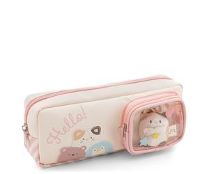 NICI 63195 - Estuche mymochi, 23 x 6 x 9 cm con Peluche minigata mymochi Angy de 5 cm, Beige, Dulce Set para coleccionar y Regalar, Fans de los Gatos y del Estilo Kawaii