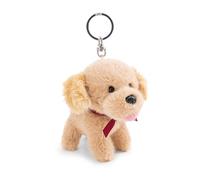 NICI 63401 - Llavero Golden Retriever 10 cm, marrón, fiel compañero de peluche para mochila o bolso, soporte para llaves para grandes y pequeños
