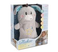 NICI Accesorio para dormir Burrito Littledoo de 25 cm, multifunción, en caja de regalo, gris, peluche para bebés y niños pequeños, para agarrar, abrazar, explorar y dormir - 61614