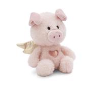 NICI- Ángel de la Guarda La La Piggie de 28 cm en Caja, Rosa, Suave muñeco de Peluche, Adorable Animal para abrazarlo y Jugar, Gran Idea de Regalo para niños y Personas Adultas, 61451, Color