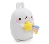 NICI Animal de Peluche MOLANG con Estrella fugaz, 12 cm, Blanco, Suave muñeco, Adorable, para abrazarlo y Jugar, Idea de Regalo para niños y Personas Adultas - 62218