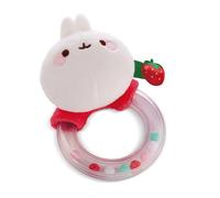 NICI Aro sonajero Molang 11cm Blanco - Juguete para bebés y agarradores, para agarrar, Jugar, Descubrir y dormirse
