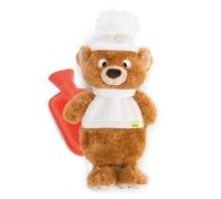 NICI Bolsa de Agua Caliente Oso Capiccino, 300 ml, 34 cm - 63258 | Funda de peluche suave, calor reconfortante para los días fríos, ideal para la cama y para regalar