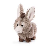 NICI Burro Donkeylee 12cm Gris de pie sostenible Hecho de Suave Peluche, para Jugar y abrazar, para niños y Adultos, una Gran Idea de Regalo (49031)