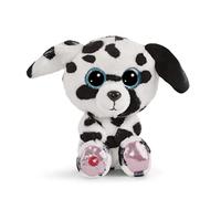 NICI- Cane Peluche GLUBSCHIS dálmata Dottino 15cm Green, Color, 15 cm (48695)