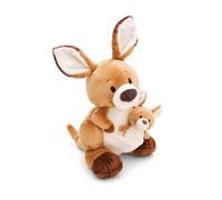 NICI canguro de peluche Kelly 25cm con Canguro-Bebé 10cm - marrón - Juguete hecho de suave tejido peludo para abrazar y jugar, para niños y adultos, gran idea de regalo - 61716