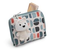 NICI Cartera con Colgante Zorro Polar Vanja 12x10x2cm Azul - Juguete Hecho de Suave Tejido Peludo para abrazar y Jugar, para niños y Adultos, Gran Idea de Regalo