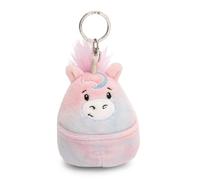 NICI Chill Unicornio 8cm-Colorido-Compañero de Felpa para Mochila o Bolso, Colgante de Peluche con Anillo de Metal para Llavero y portallaves | 61760, Color