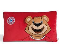 NICI Cojín de Peluche FC Bayern de Múnich Oso Berni 43x25cm marrón, de la producción sostenible