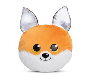 NICI cojín de Peluche GLUBSCHIS Zorro Runizzi 32 x 32 cm - Cojín de Peluche para bebés y niños pequeños, cojín Infantil para niños y niñas - 61367