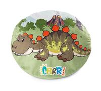 NICI- Cojín Reversible Dinosaurio Fossily con Material fosforescente en la Oscuridad 32x26cm Green, Multicolor (48820)