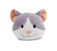 NICI Cojín gatita Felli, 35 x 30 cm, Gris - 62975