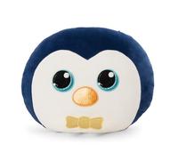 NICI Cojín GLUBSCHIS Pingüino Sniffy de 35 x 30 cm, Azul, Suave cojín con Forma de Animal de Peluche, para niños, niñas, bebés y Amantes de los Peluches, para casa, guardería o Viajes, 62209