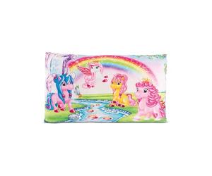 NICI cojín Lissy PONY unicornio 43x25cm colorido - Cojín de peluche mullida para niños, niñas, bebés y amantes de los peluches, ideal para casa, la guardería o de viaje - 49980