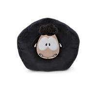NICI cojín oveja 35x33cm negro - Cojín de peluche mullida para niños, niñas, bebés y amantes de los peluches, ideal para casa, la guardería o de viaje - 49921