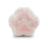 NICI Cojin Pata, 35 x 35 cm, Blanco - 63079 | Cojin de peluche suave para ninos y adultos, cojin ideal para casa, guarderia o para llevar de viaje