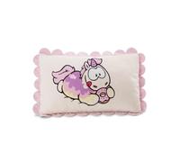 NICI- Cojín Unicornio Sweety Rainbow de 43 x 25 cm, Blanco, Suave, con diseño de Animal, niñas, bebés y Amantes de los Peluches, para casa, guardería o Viajes, 61917, Color