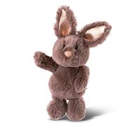 NICI Conejito de Peluche marrón con Orejas de Purpurina 20cm, Color Oscuro, 20 cm (46334)
