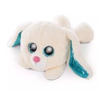 NICI Glubschis: El Original, El Conejo Wolli-Dot de Glubschis 25cm, Conejito Acostado con Grandes Ojos Brillantes, Suaves Juguetes Esponjosos para Amantes de los Peluches, 46925