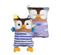 NICI Cosidoo Búho de Peluche Reversible de 30 x 20 cm, marrón, Suave muñeco, para pequeños Amantes de los Peluches, para abrazarlo y Jugar. Ideal para casa, guardería o Viajes - 62295