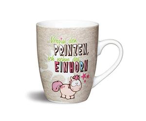NICI Fancy Mugs - Taza de porcelana, color rosa, 10,5 x 12 x 8,5 cm