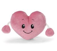 NICI Figura Corazón de 12 cm, Rosa Fucsia, Suave muñeco, Adorable Peluche para abrazarlo y Jugar, Gran Idea de Regalo para niños y Personas Adultas, 62626