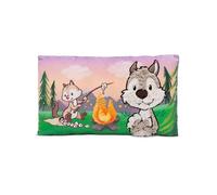 NICI FOREST FRIENDS Cojín infantil lobo Winny & ardilla listada Jojo 43x25cm - Cojín rectangular de peluche, para niñas, niños y adultos - 49954