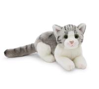 NICI- Gato de Peluche de 20 cm, Gris, Suave muñeco, Adorable Animal para abrazarlo y Jugar, Gran Idea de Regalo para niños y Personas Adultas, 62600, Color