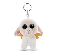 NICI Glubschis ángel de la Guarda Oveja Glowy Nalla, Llavero 9cm, sólido, Color Blanco (47834)