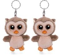 NICI GLUBSCHIS búho Twila, Llavero 9cm (Paquete de 2)