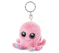 NICI Glubschis: El Llavero Original del Pulpo Poli 8 cm - Juguetes de Peluche Criaturas Marinas, Tiernos Colgantes Peluches Rosa para llaveros, Cordones y Soportes de Llave