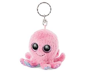 NICI Glubschis: El Llavero Original del Pulpo Poli 8 cm - Juguetes de Peluche Criaturas Marinas, Tiernos Colgantes Peluches Rosa para llaveros, Cordones y Soportes de Llave