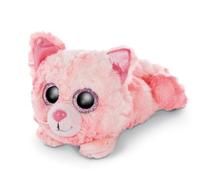 NICI Glubschis: El Original - El Gato Dreamie de Glubschis 15cm - Gato acostado con Ojos Grandes y Brillantes - Juguetes Suaves y esponjosos para los Amantes de Peluches