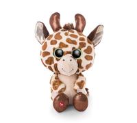 NICI-Giraffe Original - Glubschis Halla Jirafa 25 cm - Lindos Juguetes tiernos - Muñeco Esponjoso con Grandes Ojos Brillantes - Peluches de zoológico para abrazar y Jugar, Color Beige/marrón, (46948)